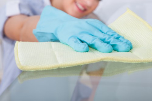 Deep cleaning of tiled and stone floors in KT2