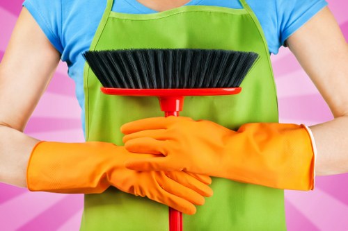 Deep kitchen and bathroom cleaning as part of a one off clean in KT2