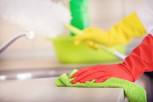 Professional bathroom deep clean in KT2